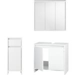 Reduzierte Weiße Moderne Livarno Home Zimmereinrichtungen Breite 50-100cm, Höhe 50-100cm, Tiefe 0-50cm 3-teilig 