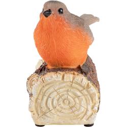 LIVARNO home Deko-Vogel, mit Bewegungsmelder (braun/orange) - B-Ware sehr gut