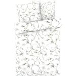 Weiße Livarno Home Satinbettwäsche mit Reißverschluss aus Baumwolle maschinenwaschbar 220x200 