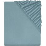 Reduzierte Blaue Livarno Home Spannbettlaken & Spannbetttücher aus Jersey maschinenwaschbar 200x200 