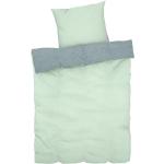 Grüne bügelfreie Bettwäsche aus Baumwolle maschinenwaschbar 155x220 