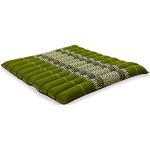 Grüne Bestickte Moderne Keilkissen & Rückenkissen matt 