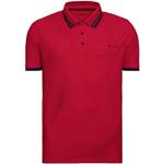 Rote Livergy Herrenpoloshirts & Herrenpolohemden Größe 4 XL Große Größen 