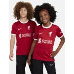 Liverpool FC 2023/24 Stadium Home Nike Dri-FIT Fußballtrikot für ältere Kinder - Rot