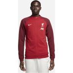 Rote Nike Academy FC Liverpool Herrenjacken mit Reißverschluss Größe M 