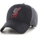 Anthrazitfarbene Bestickte FC Liverpool Snapback-Caps aus Nylon für Herren Einheitsgröße 