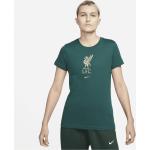 Grüne Nike FC Liverpool T-Shirts für Damen Größe XS 