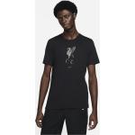 Schwarze Nike FC Liverpool T-Shirts für Herren Größe XL 