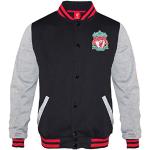Schwarze FC Liverpool College-Jacken aus Fleece für Herren Größe XXL 