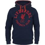 Blaue FC Liverpool Herrenhoodies & Herrenkapuzenpullover aus Fleece mit Kapuze Größe M 
