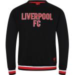 Schwarze FC Liverpool Strickpullover aus Baumwollmischung für Herren Größe XL 