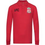 Rote Langärmelige FC Liverpool Langarm-Poloshirts für Kinder aus Baumwollmischung für Jungen 
