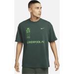 Grüne Nike FC Liverpool T-Shirts für Herren Größe L 