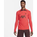 Rote Nike Dri-Fit FC Liverpool T-Shirts aus Polyester für Herren Größe XXL 