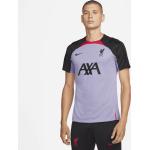 Reduzierte Lila Nike Dri-Fit FC Liverpool T-Shirts für Herren Größe M 