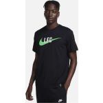 Schwarze Nike Swoosh FC Liverpool T-Shirts für Herren Größe XL 