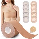 Nudefarbene Trägerlose BHs aus Baumwolle für Damen 
