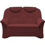 Bordeauxrote livetastic Zweisitzer-Sofas aus Textil Breite 100-150cm, Höhe 100-150cm, Tiefe 50-100cm 2 Personen 