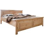 Rustikale livetastic Betten Landhausstil geölt aus Massivholz 180x200 