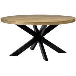 Runde Tische aus Massivholz Breite 100-150cm, Höhe 100-150cm, Tiefe 100-150cm 