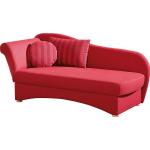 Rote Gestreifte livetastic Federkern Sofas aus Textil Breite 150-200cm, Höhe 150-200cm, Tiefe 50-100cm 