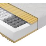 Weiße Beco Taschenfederkernmatratzen 100x200 mit Härtegrad 2 