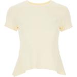 Liviana Conti, Zeitloses Cream T-Shirt für modebewusste Frauen Beige, Damen, Größe: XS