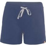 Marineblaue Sportliche Living Crafts Bio Nachhaltige Pyjamahosen kurz aus Jersey für Damen Größe XS 