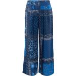 Living Crafts Damen-Hose "MALOU" mit hohem Bund, blue print, Gr. 38