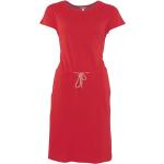 Rote Maritime Living Crafts Bio Midi Nachhaltige Midikleider & knielange Kleider für Damen Größe L für den für den Sommer 