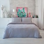 Moderne Living Home Nachhaltige Baumwollbettwäsche mit Reißverschluss aus Jersey 155x220 
