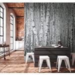 Schwarze Moderne Livingwalls Wald-Fototapeten mit Landschafts-Motiv aus Papier 