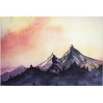 Violette AS Creation Leinwandbilder mit Berg-Motiv 60x90 