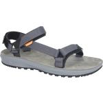 Reduzierte Graue LIZARD Super Hike Outdoor-Sandalen mit Klettverschluss aus Veloursleder leicht für Herren Größe 41 für den für den Sommer 