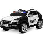Audi Q5 Polizei Elektroautos für Kinder aus Kunstleder 