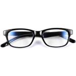 Schwarze Vollrand Brillen aus Kunststoff für Herren 