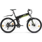 LLobe E-Bike »FML-830 black 27,5", 10,4 Ah«, 9 Gang Shimano, Kettenschaltung, Heckmotor 250 W, schwarz