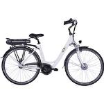 E-Bike LLOBE "Metropolitan JOY weiß 10 Ah" E-Bikes (matt weiß) Elektro-Cityräder