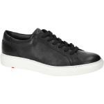 Schwarze Lloyd Runde Low Sneaker in Normalweite aus Glattleder mit herausnehmbarem Fußbett für Herren Größe 40,5 
