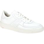 Weiße Lloyd Runde Low Sneaker in Normalweite aus Glattleder mit herausnehmbarem Fußbett für Herren Größe 46 