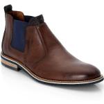 Braune Business Lloyd Julian Chelsea-Boots aus Leder für Herren Größe 40,5 