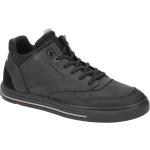 Schwarze Lloyd Runde Low Sneaker mit Schnürsenkel in Normalweite aus Veloursleder mit herausnehmbarem Fußbett für Herren 