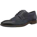 Blaue Business Lloyd Derby Schuhe mit Schnürsenkel aus Leder für Herren Größe 40,5 