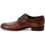 Reduzierte Braune Business Lloyd Derby Schuhe mit Schnürsenkel in Breitweite aus Leder für Herren Größe 38 