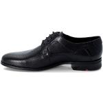 Reduzierte Schwarze Business Lloyd Derby Schuhe mit Schnürsenkel in Breitweite für Herren Größe 44 