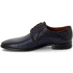 Reduzierte Blaue Business Lloyd Manon Derby Schuhe mit Schnürsenkel in Breitweite aus Glattleder für Herren Größe 41 