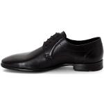 Reduzierte Schwarze Business Lloyd Manon Derby Schuhe mit Schnürsenkel in Breitweite aus Glattleder für Herren Größe 48,5 