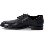 Reduzierte Schwarze Business Lloyd Derby Schuhe mit Schnürsenkel in Breitweite aus Glattleder für Herren Größe 42,5 
