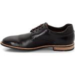 Reduzierte Schwarze Business Lloyd Derby Schuhe mit Schnürsenkel in Breitweite aus Glattleder für Herren Größe 42 
