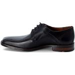 Schwarze Business Lloyd Gore Tex Derby Schuhe mit Schnürsenkel in Breitweite aus Glattleder für Herren Größe 41 